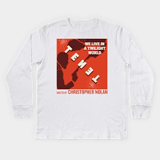 Tenet movie alternative poster Kids Long Sleeve T-Shirt